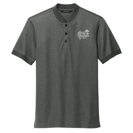 ABB Embroidered Pique Henley Shirt