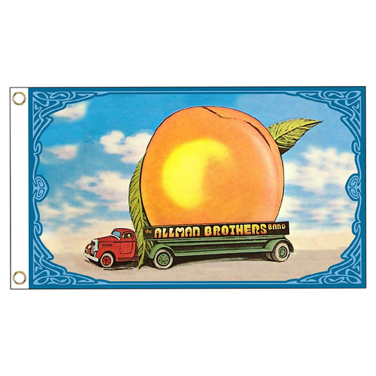 EAT A PEACH 3' x 5' double sided Flag