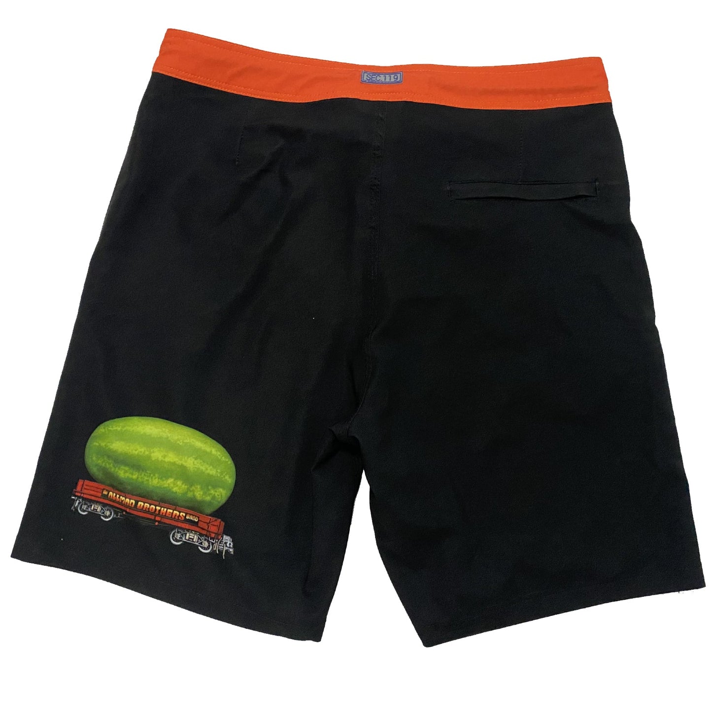 Eat A Peach Board Shorts