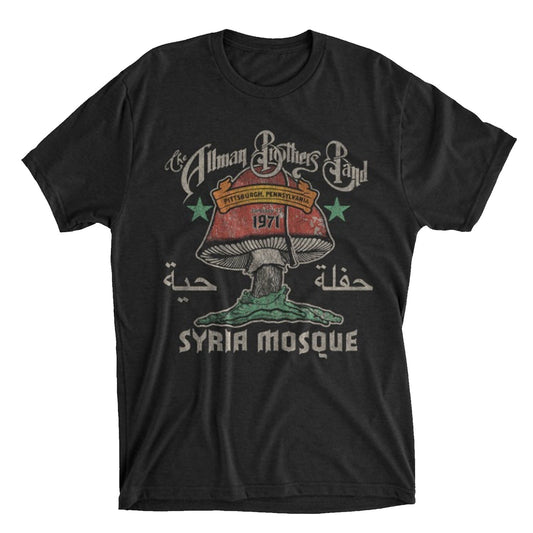 Allman Brothers Pittsburgh 1971 Tee BLACK