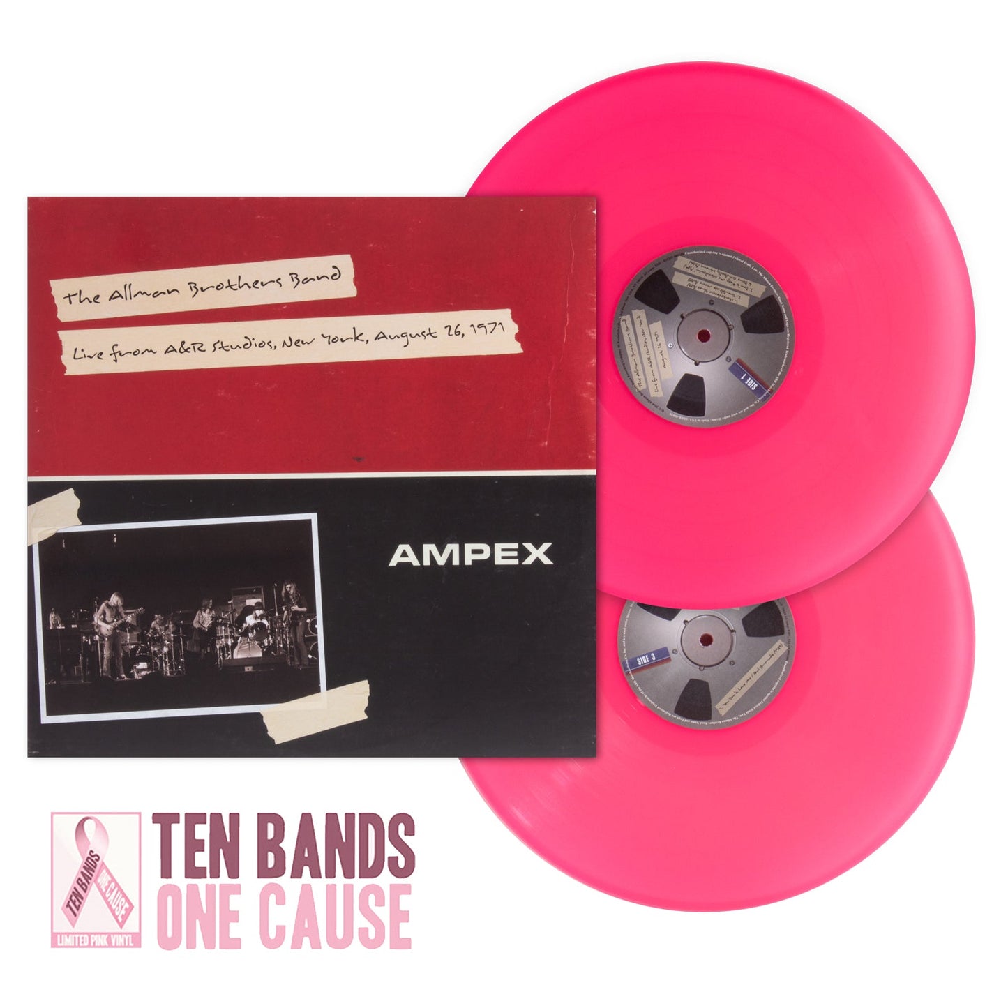 ALLMAN BROTHERS Live From A&R Studios 8/26/71 PINK VINYL