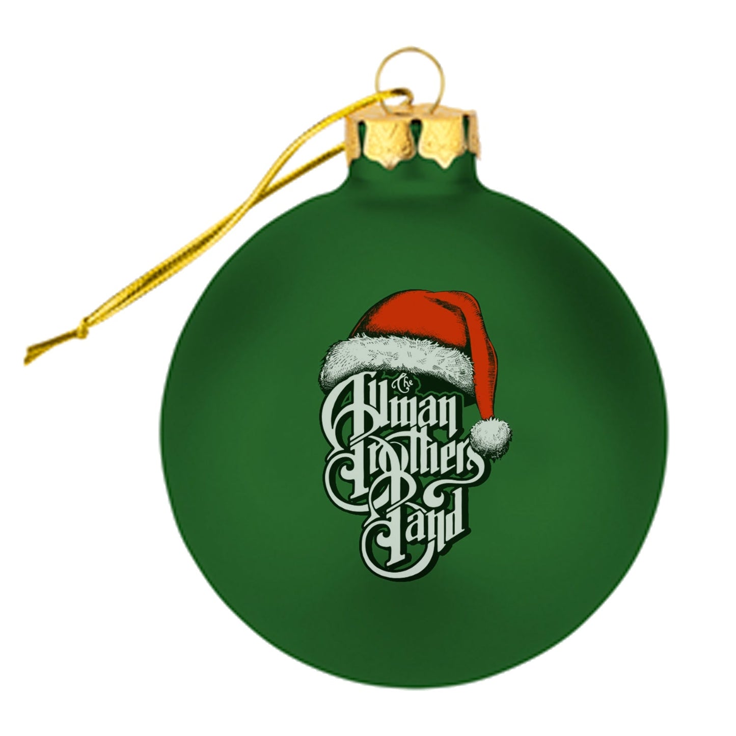 ABB GLASS CHRISTMAS TREE ORNAMENT GREEN