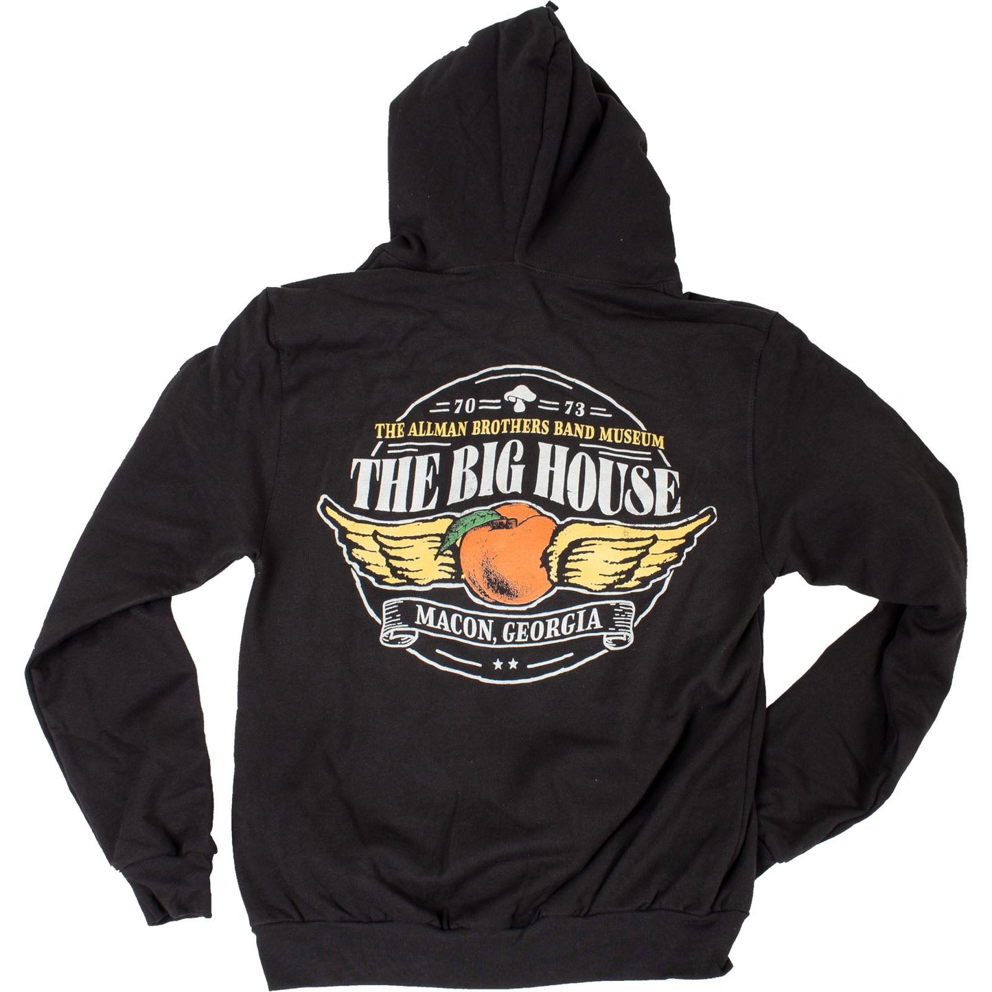 Big House Winged Peach Zip Up Hoodie