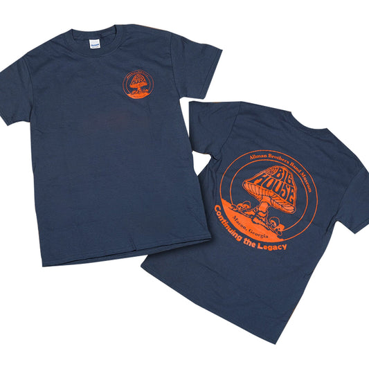The Big House Museum Orange Mushroom Shirt Blue