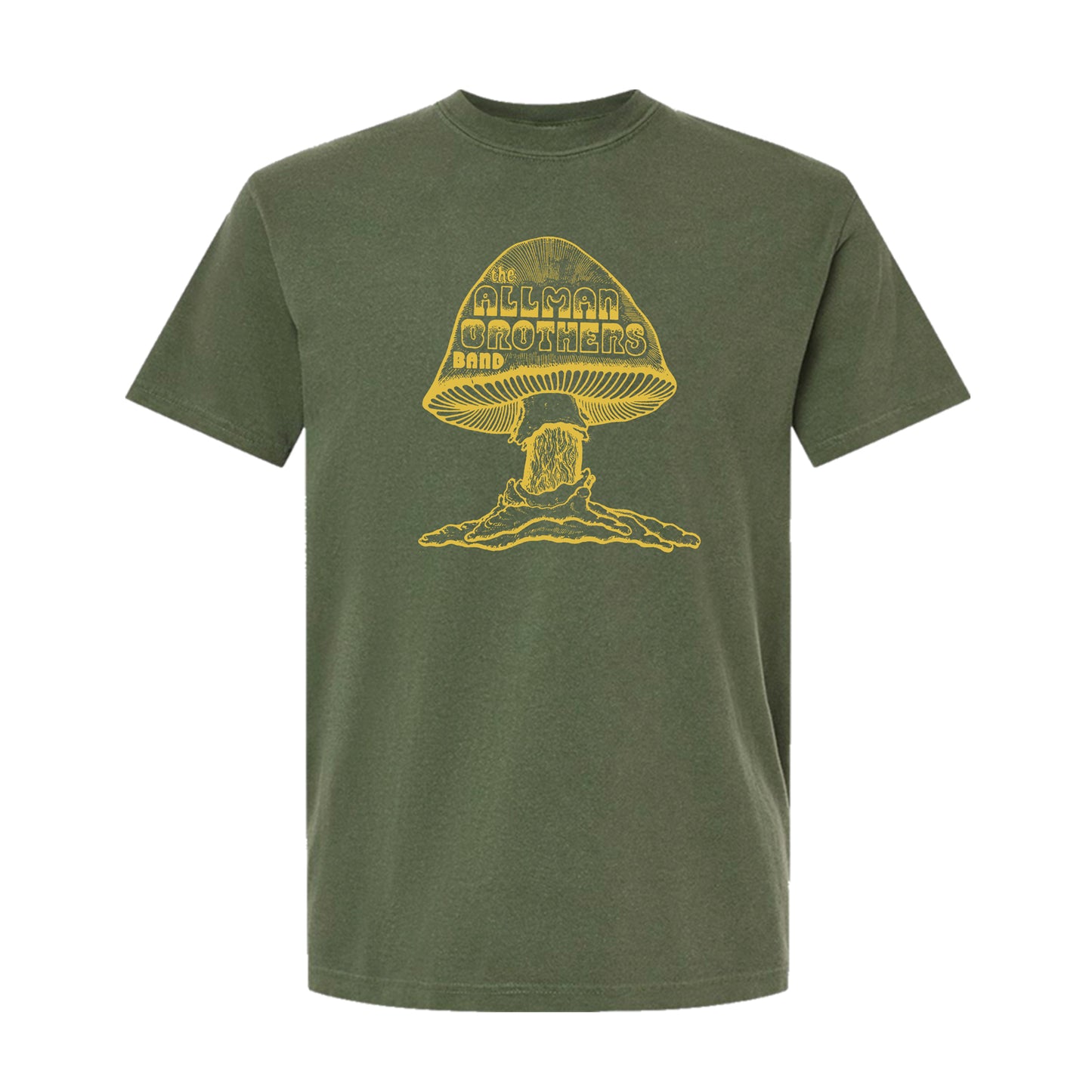 Allman Brothers Band Original Shroom Tee Green