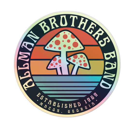 Triple Shroom Reflective Sticker