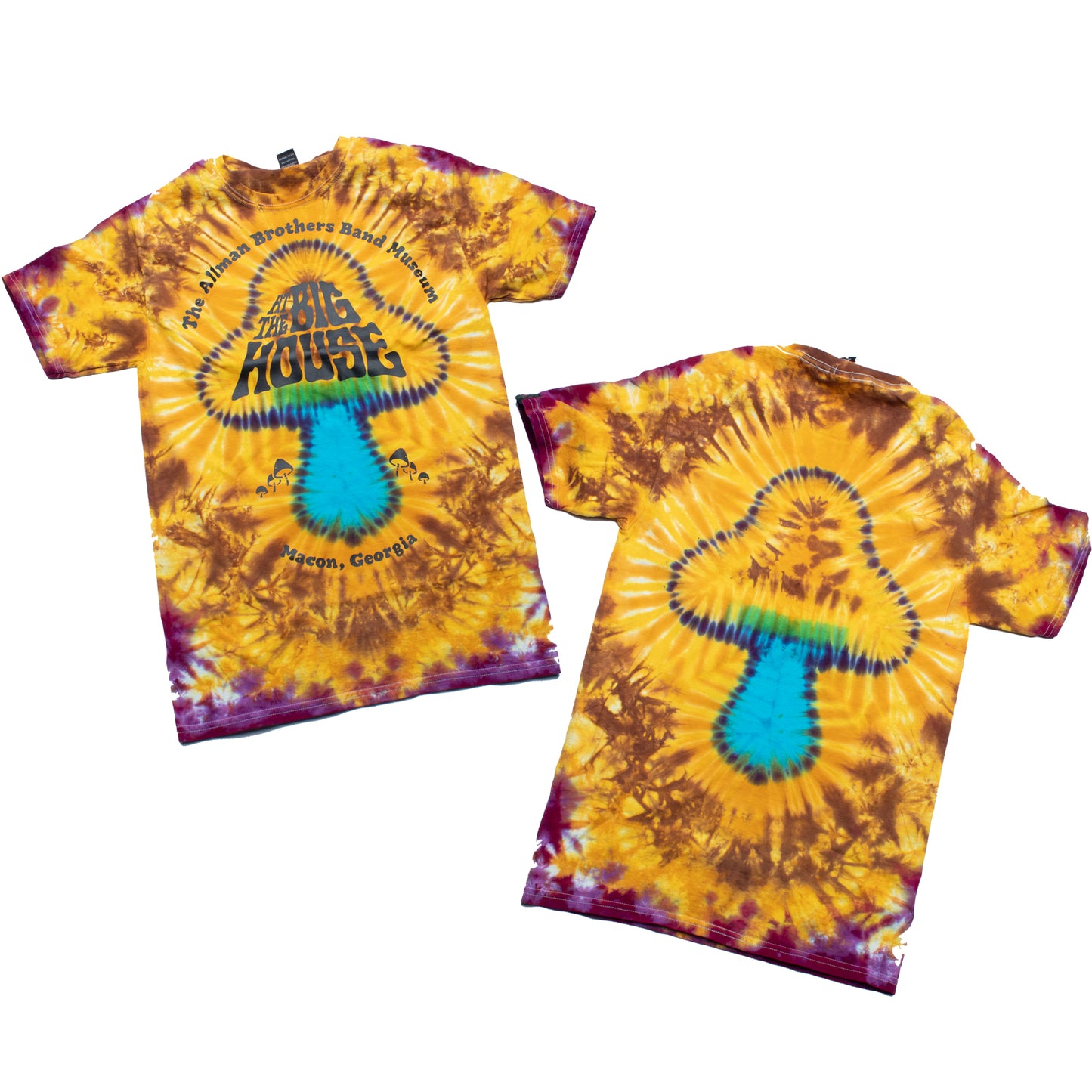 Big House Mushroom Tie Dye Tee