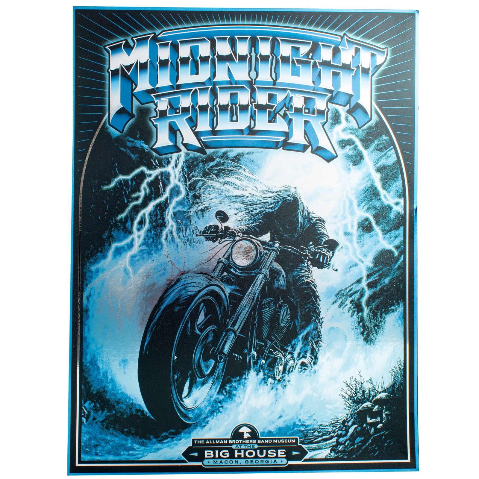 Midnight Rider Chrome Poster d29 – Allman Brothers Band