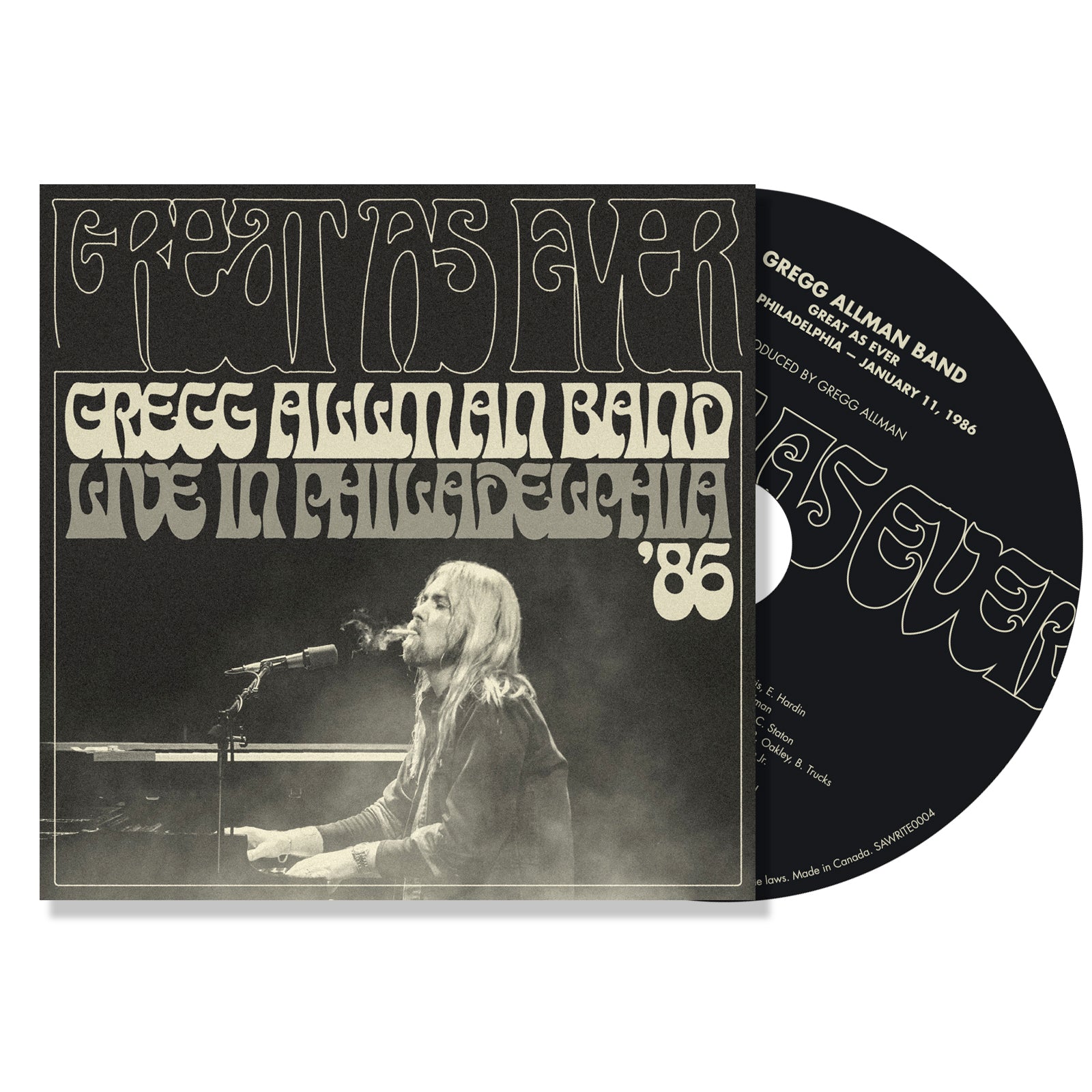 Gregg Allman Band Great As Ever: Live In Philadelphia 86 – Allman