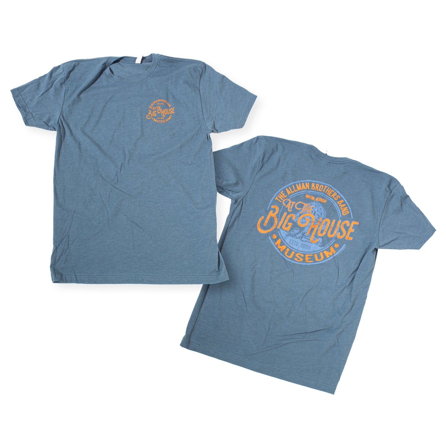 The Big House Museum denim blue tee